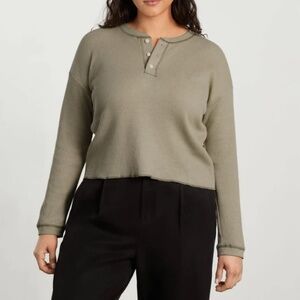 Everlane Cotton Waffle Henley